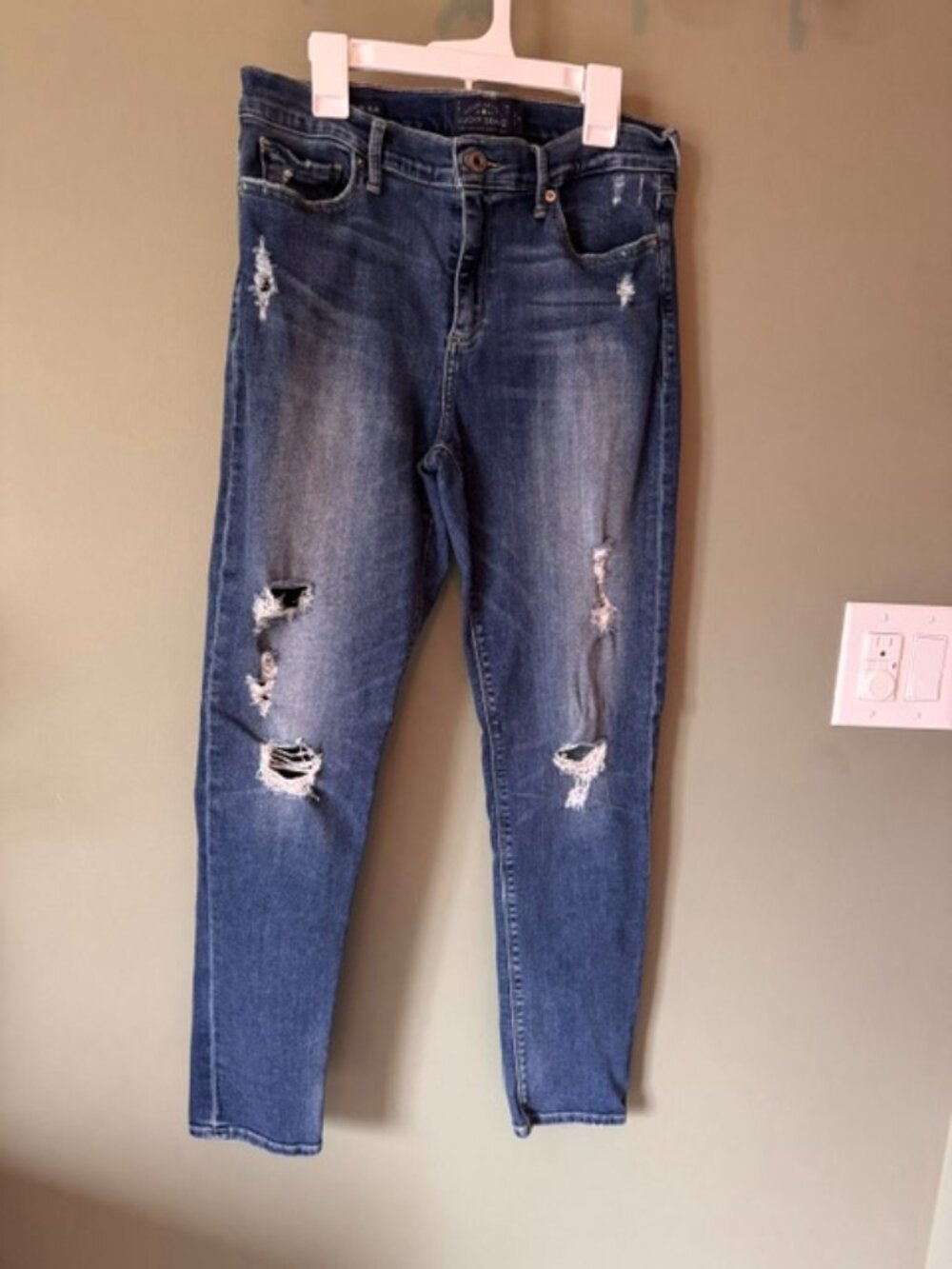Lucky Brand Brooke Legging Jeans Distressed Skinny Denim – Size 10/30
